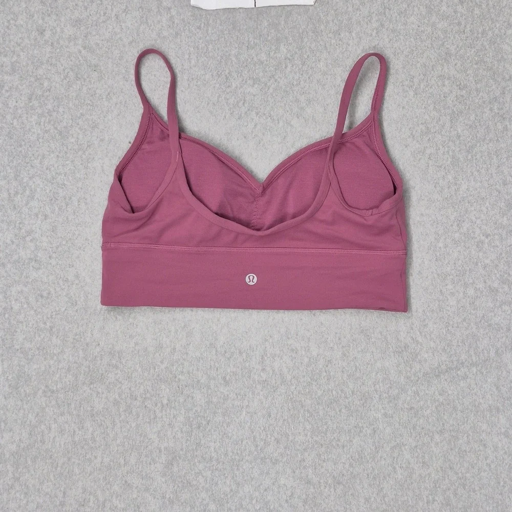 Lululemon Women Bra 10 Purple Align Sweetheart Bralette Wireless